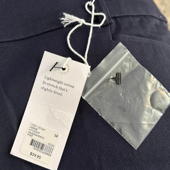 NEW Lane Bryant Plus Size 18 The Allie Crop Pants Navy Blue No Gap Waistband - Picture 3 of 5